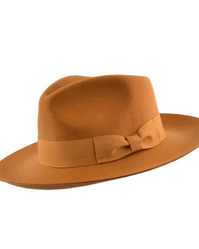 Gladwin Bond Grace Stiff Brim Wool Fedora Hat