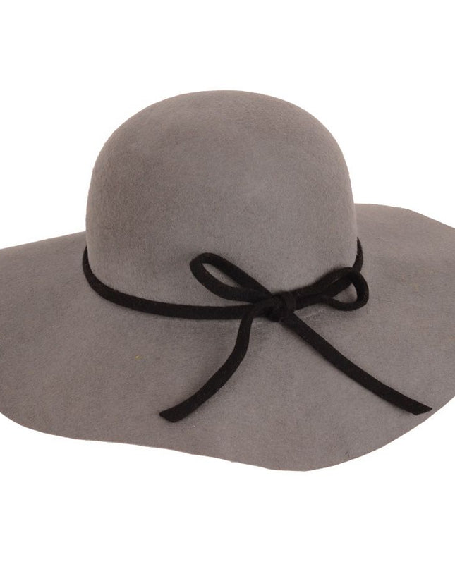 Women Floppy Hat 100% Wool Crushable Wide Brim Cloche Hat