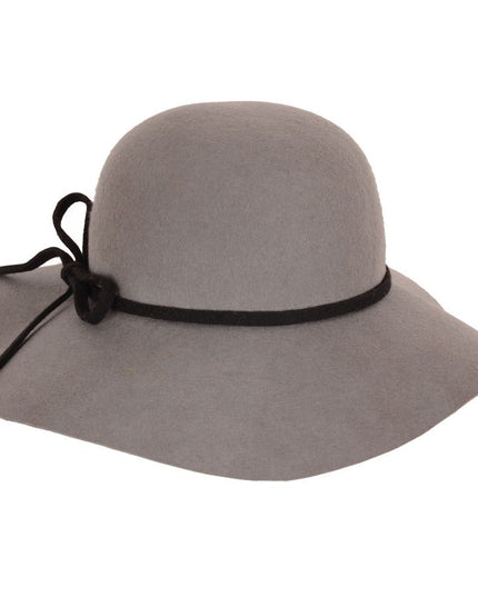 Women Floppy Hat 100% Wool Crushable Wide Brim Cloche Hat