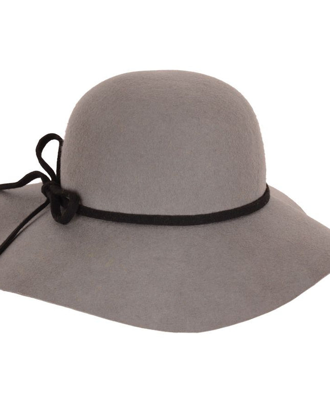 Women Floppy Hat 100% Wool Crushable Wide Brim Cloche Hat
