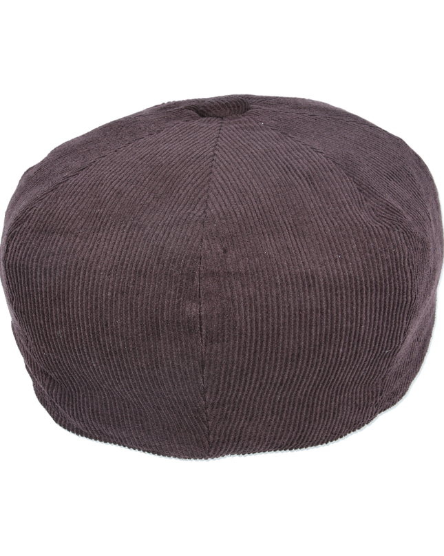 Corduroy Newsboy Cap Classic Button Top 8 Panel Baker Boy Hat