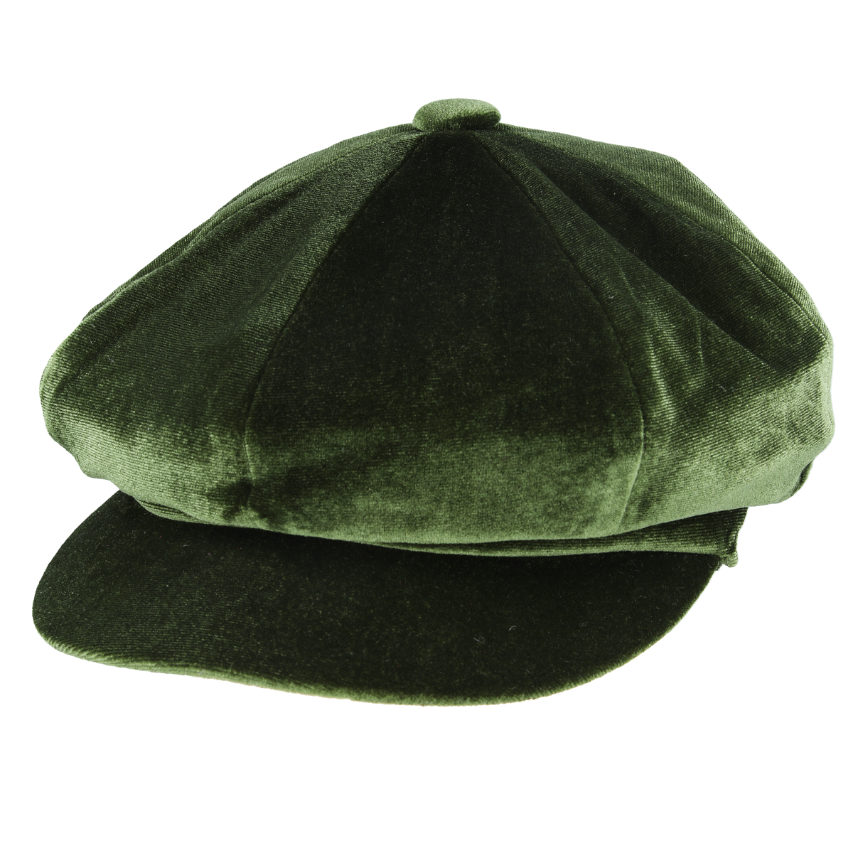 Velvet baker top boy hat
