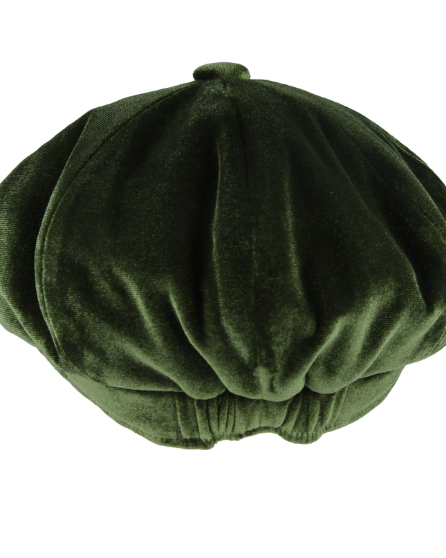 Ladies Fashion Velvet Baker Boy Hat