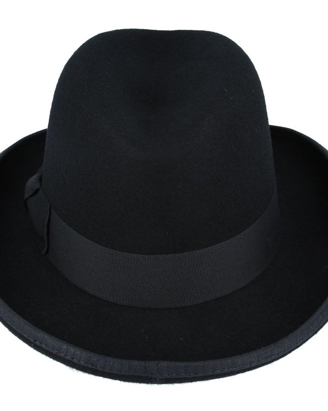 The Homburg Hat 100% Wool Winston Churchill Style