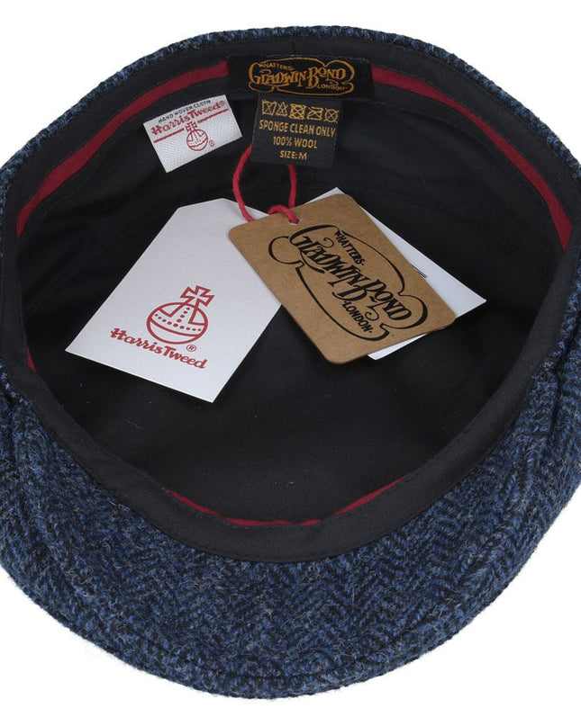 Harris Tweed Flat Cap 100% Pure Scottish Wool