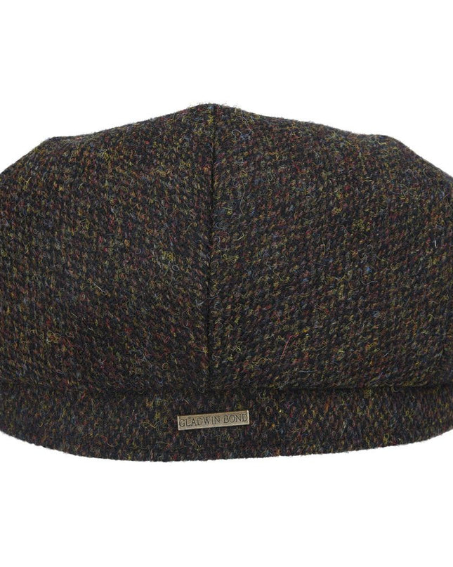 Harris Tweed Flat Cap 100% Pure Scottish Wool Herringbone Flat Cap