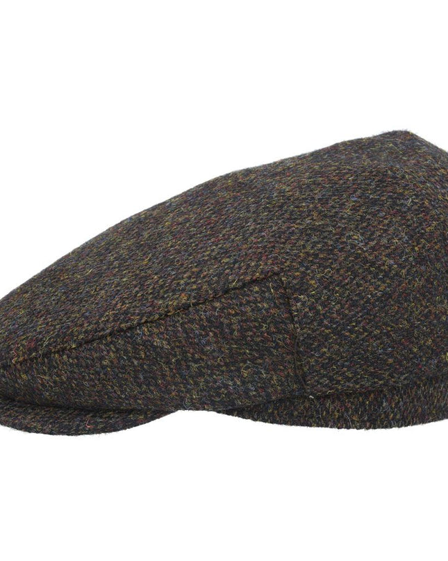 Harris Tweed Flat Cap 100% Pure Scottish Wool Herringbone Flat Cap