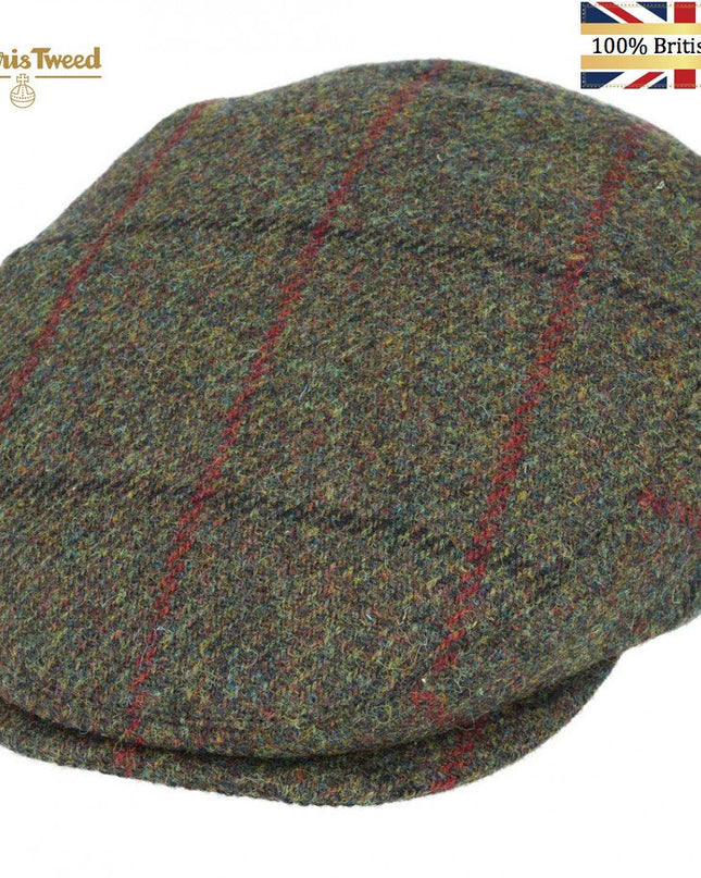 Harris Tweed Flat Cap 100% Pure Scottish Wool