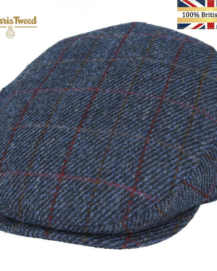 Harris Tweed Flat Cap 100% Pure Scottish Wool