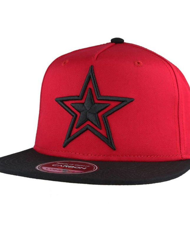Carbon212 Star Logo Snapback Caps
