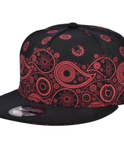 Paisley Print Snapback Cap