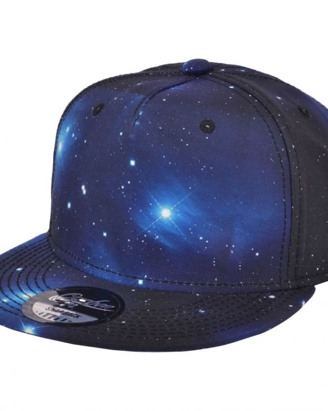 Carbon212 Galaxy Print Snapback Cap Space Adventure