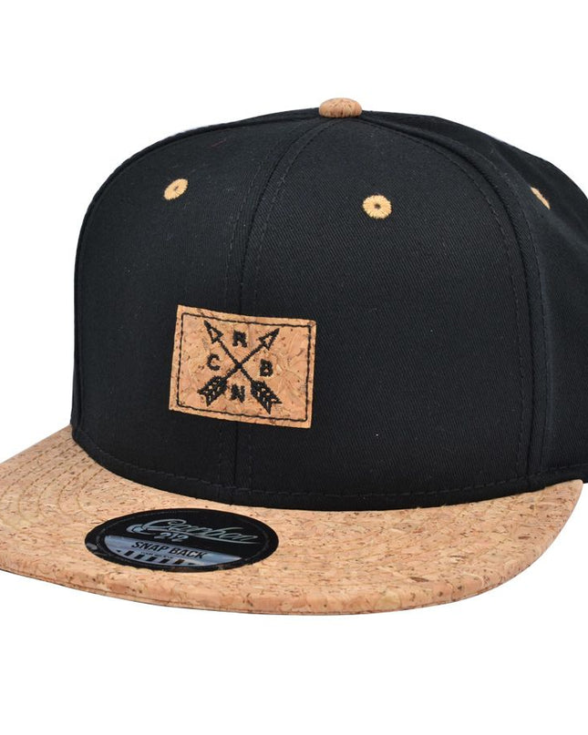 Carbon212 Cork Snapback Cap - Black