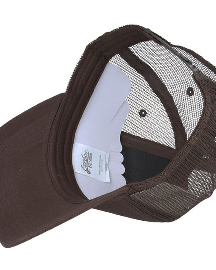 Ultra Fiber Trucker Baseball Cap Mesh Back Sports Cap