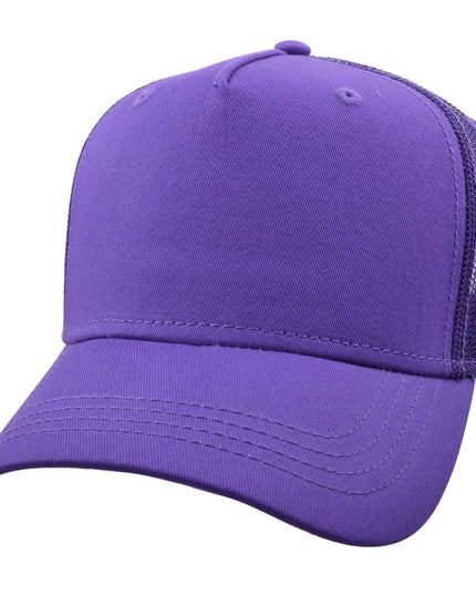 Ultra Fiber Trucker Baseball Cap Mesh Back Sports Cap