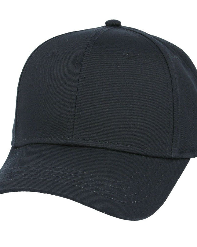 Structured Curved Visor Baseball Cap Six Panel