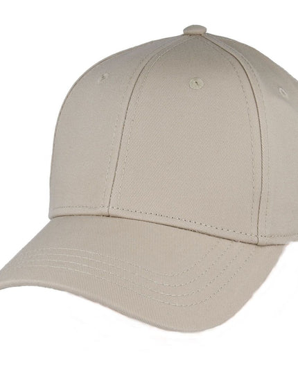 Structured Curved Visor Baseball Cap Six Panel
