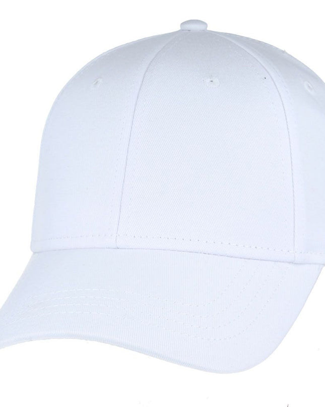 Structured Curved Visor Baseball Cap Six Panel