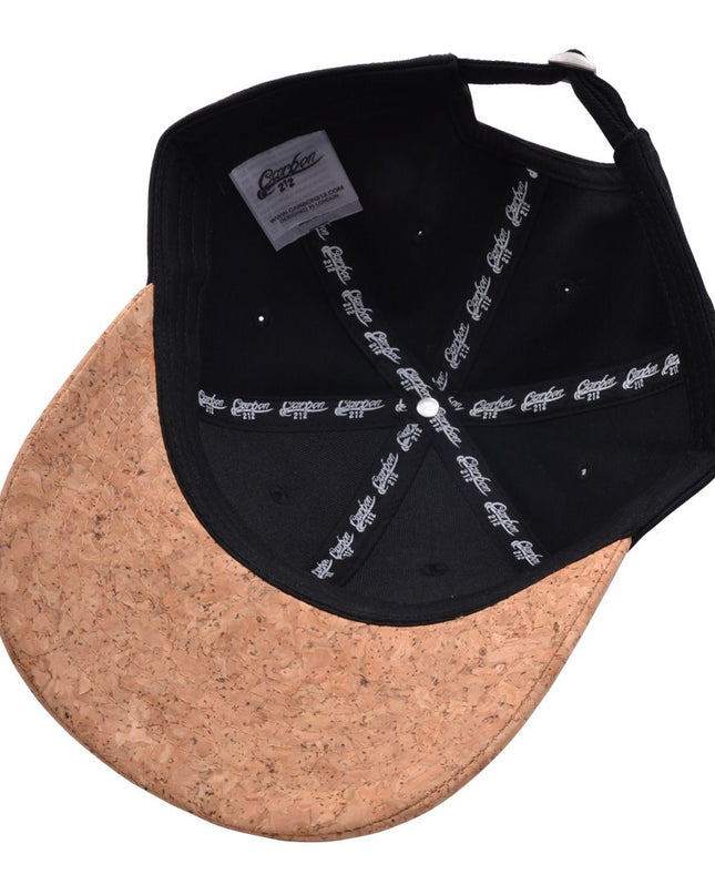 Carbon212 Cork Snapback Cap - Black