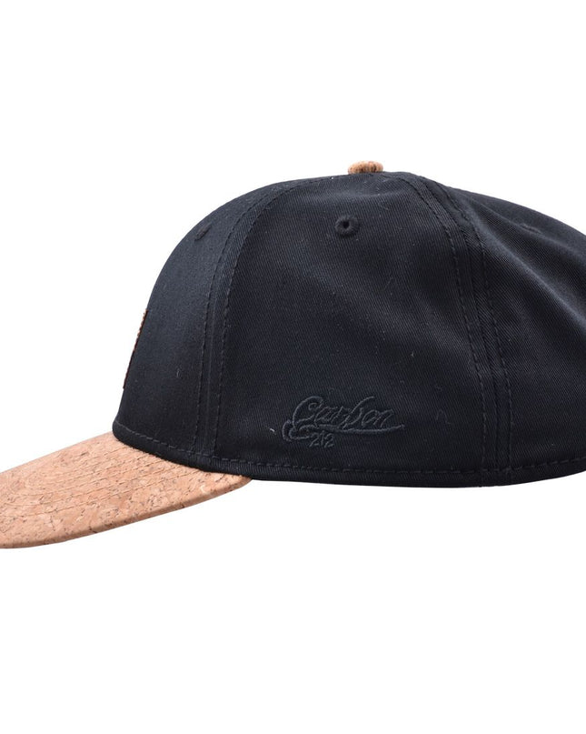 Carbon212 Cork Snapback Cap - Black