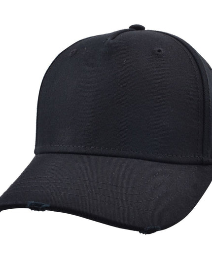 Ripped Peak Cargo Cap Distress Baseball Cap