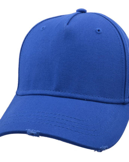 Ripped Peak Cargo Cap Distress Baseball Cap