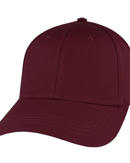 Structured Curved Visor Baseball Cap Six Panel
