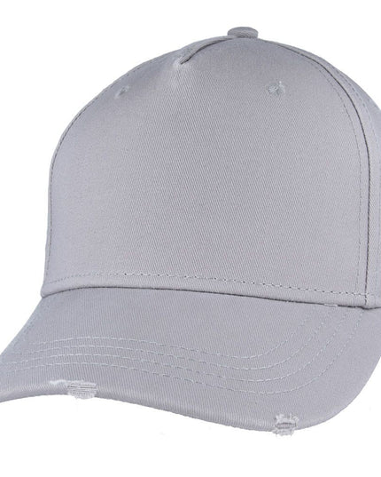 Ripped Peak Cargo Cap Distress Baseball Cap