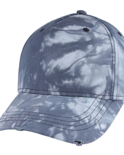 Ripped Peak Tie Dye Cargo Baseball Cap