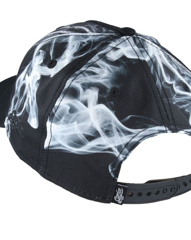 Carbon Air Sign 3D Smoke Baseball Cap