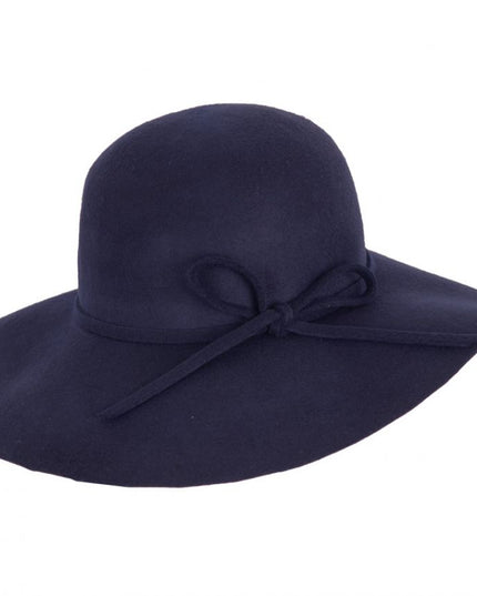 Women Floppy Hat 100% Wool Crushable Wide Brim Cloche Hat