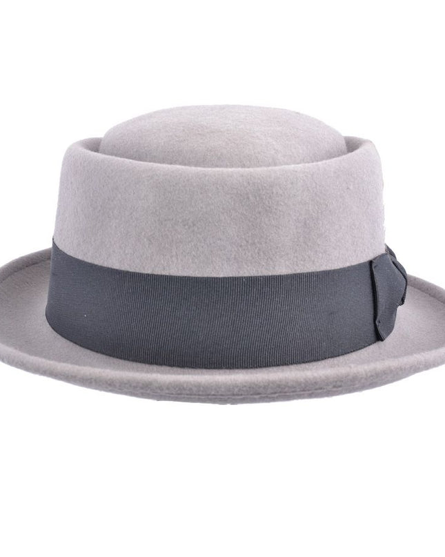 Wool Felt Pork Pie Hat Crushable