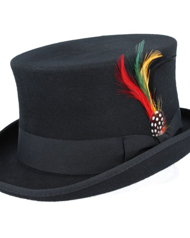 Top Hat 100% Wool Felt Traditional Wedding Ascot