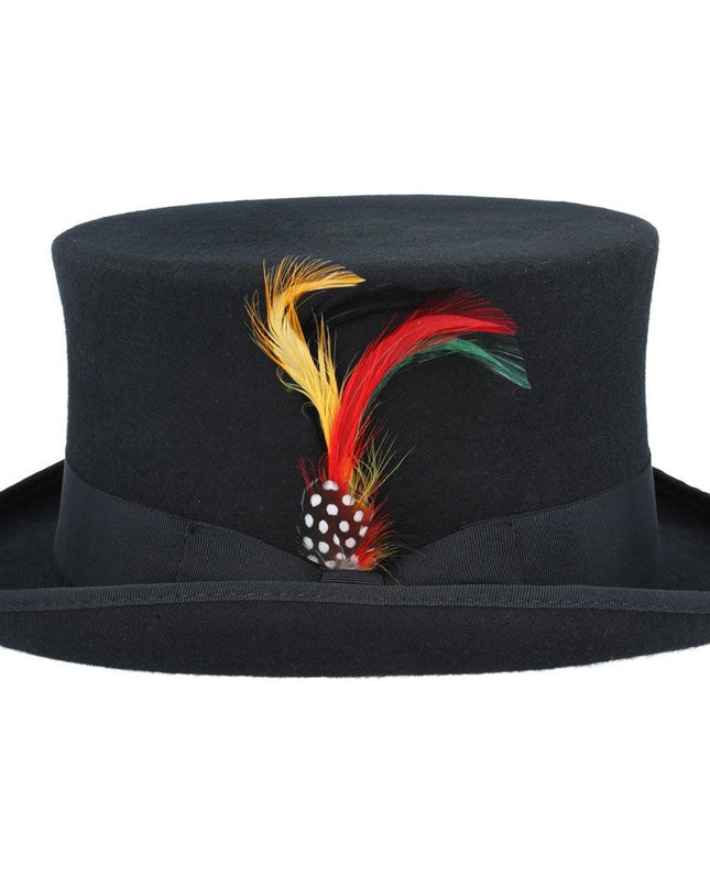 Top Hat 100% Wool Felt Traditional Wedding Ascot