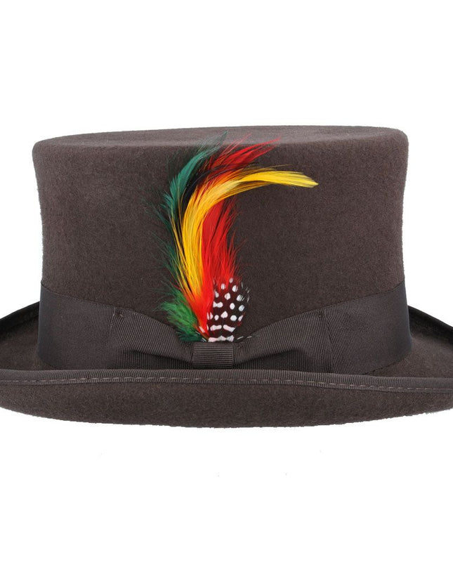 Top Hat 100% Wool Felt Traditional Wedding Ascot