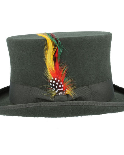 Top Hat 100% Wool Felt Traditional Wedding Ascot