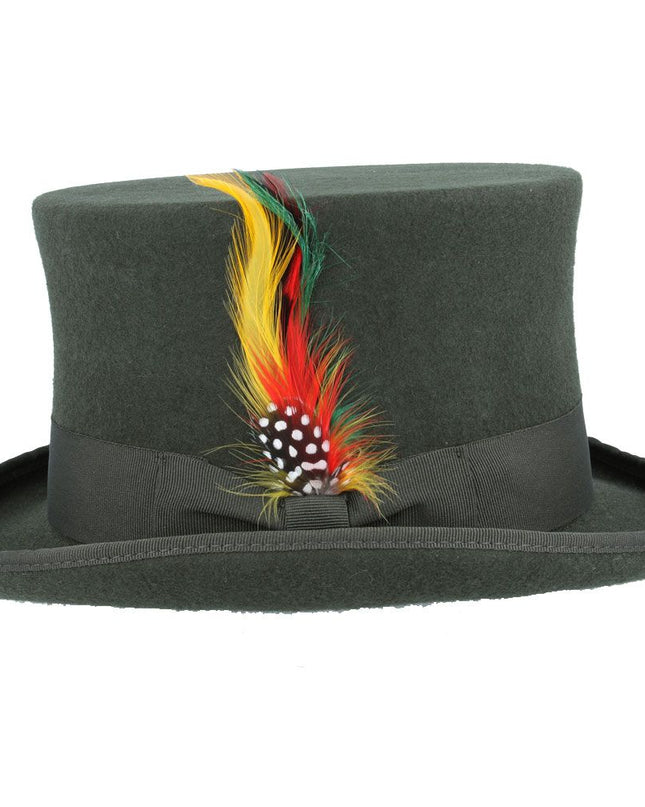Top Hat 100% Wool Felt Traditional Wedding Ascot