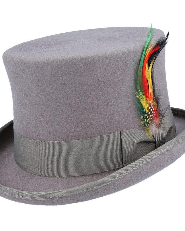 Top Hat 100% Wool Felt Traditional Wedding Ascot