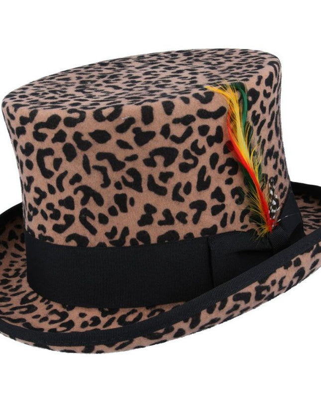 Top Hat 100% Wool Felt Traditional Wedding Ascot
