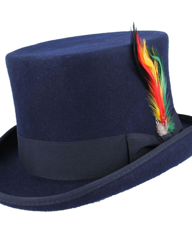 Top Hat 100% Wool Felt Traditional Wedding Ascot