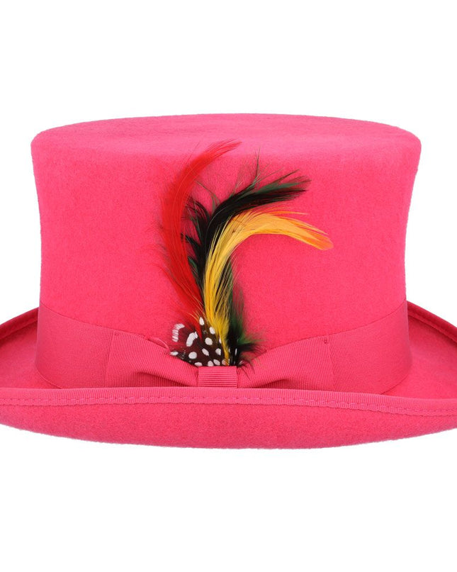 Top Hat 100% Wool Felt Traditional Wedding Ascot