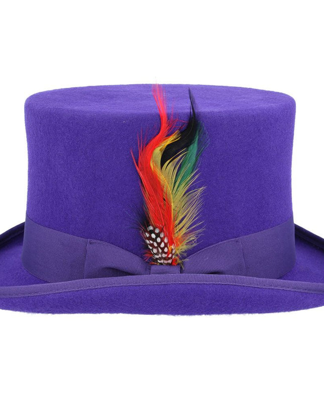 Top Hat 100% Wool Felt Traditional Wedding Ascot