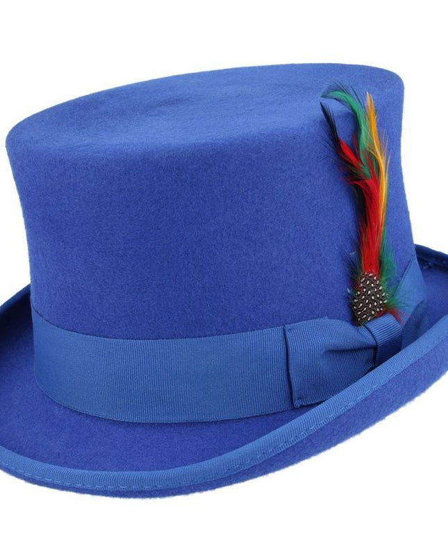 Top Hat 100% Wool Felt Traditional Wedding Ascot