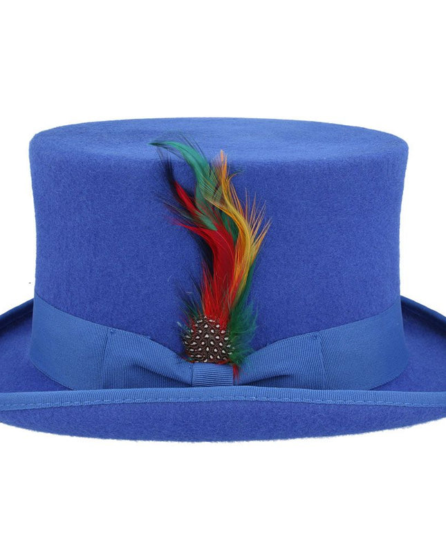 Top Hat 100% Wool Felt Traditional Wedding Ascot