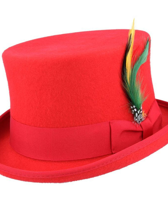 Top Hat 100% Wool Felt Traditional Wedding Ascot