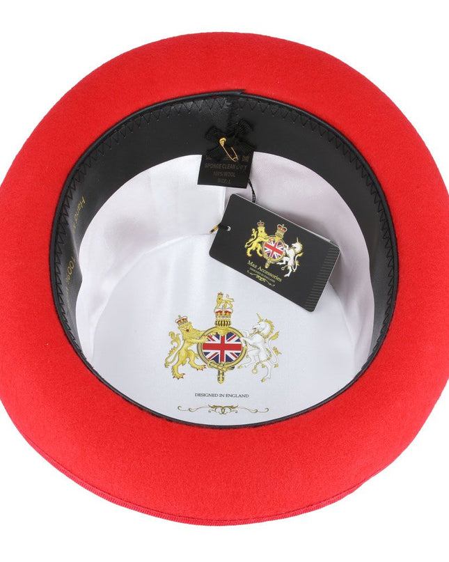 Top Hat 100% Wool Felt Traditional Wedding Ascot