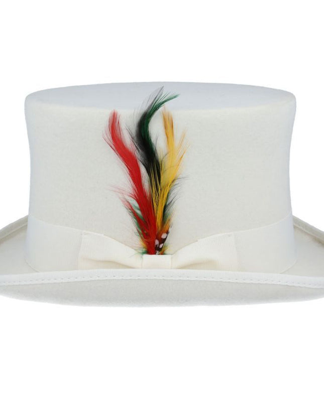 Top Hat 100% Wool Felt Traditional Wedding Ascot