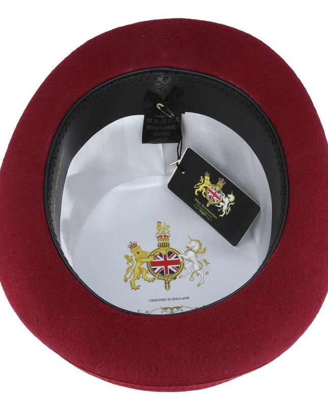 Top Hat 100% Wool Felt Traditional Wedding Ascot
