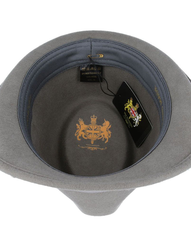 Men Wool Felt Trilby Hat