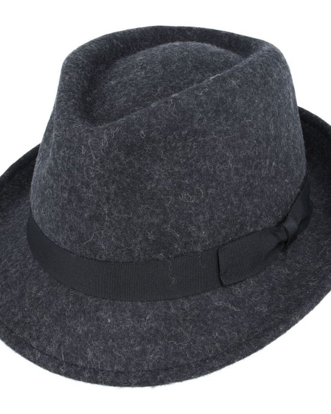 Men Wool Felt Trilby Hat